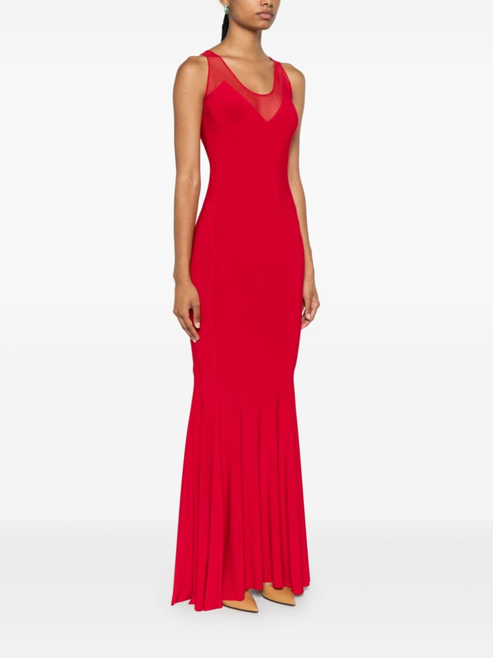 Norma Kamali Dresses Red Polyester Elastane