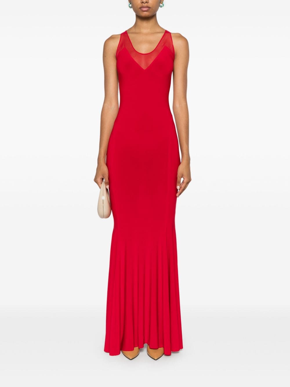 Norma Kamali Dresses Red Polyester Elastane