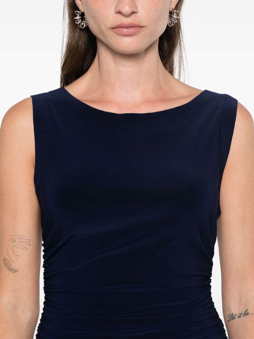 Norma Kamali Dresses Blue Polyester Elastane