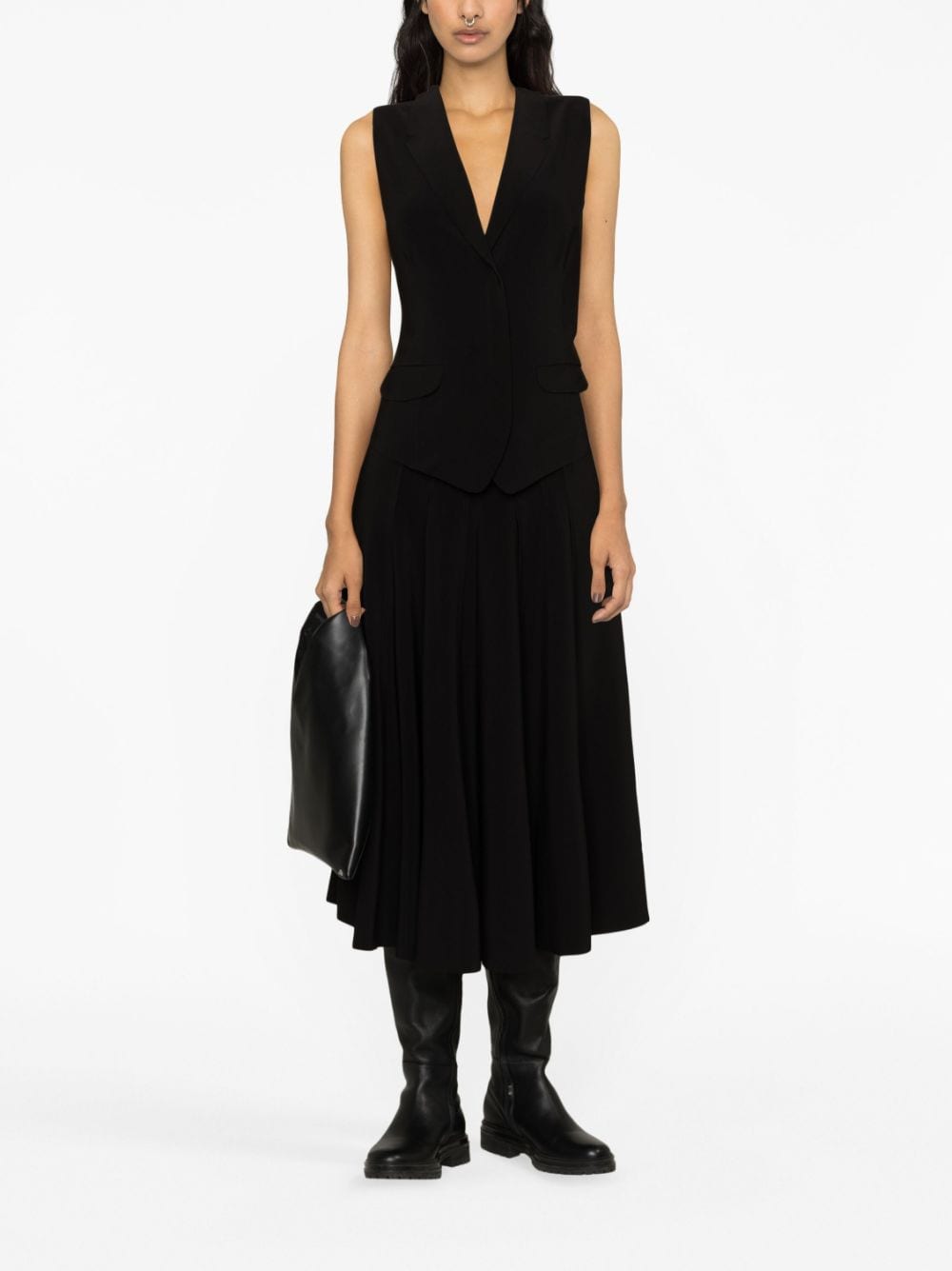Norma Kamali Sweaters Black Polyester Elastane