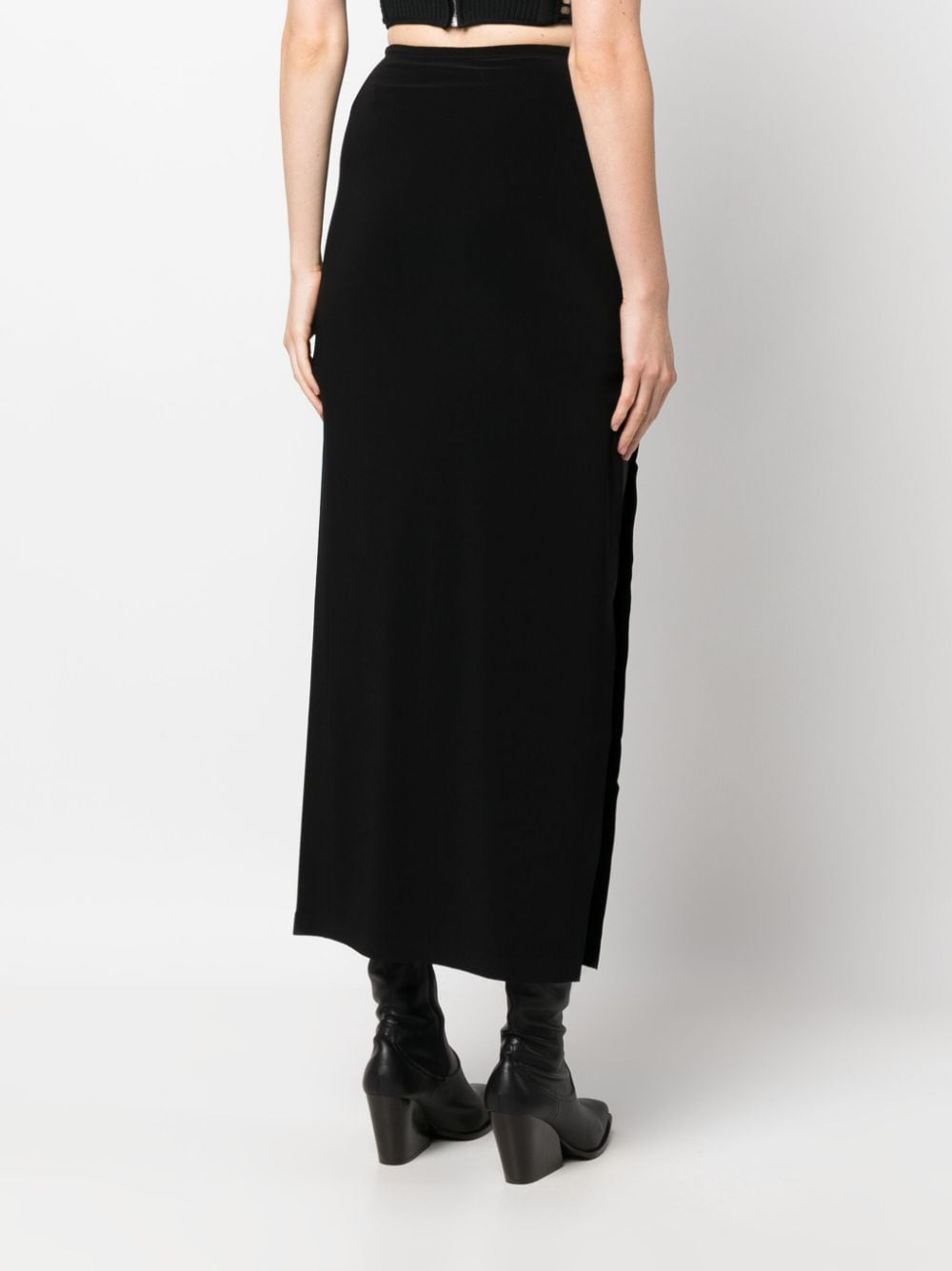 Norma Kamali Skirts Black Polyester Elastane