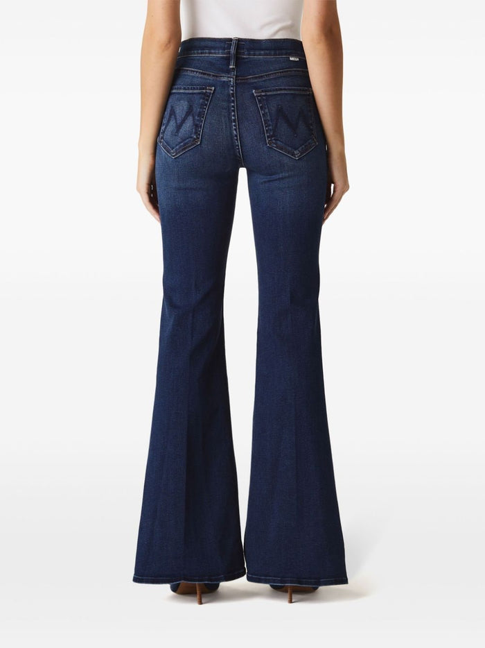 Mother Jeans Blue Cotton Elastane Polyurethane
