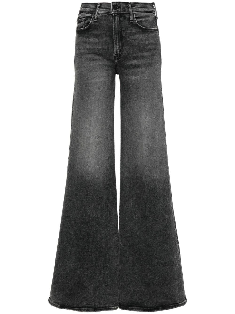 Mother Jeans Grey Cotton Elastane Polyester