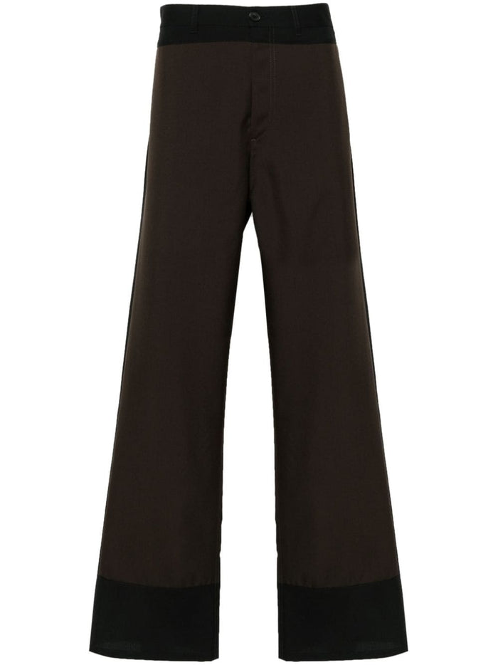 Marni Trousers Black Wool