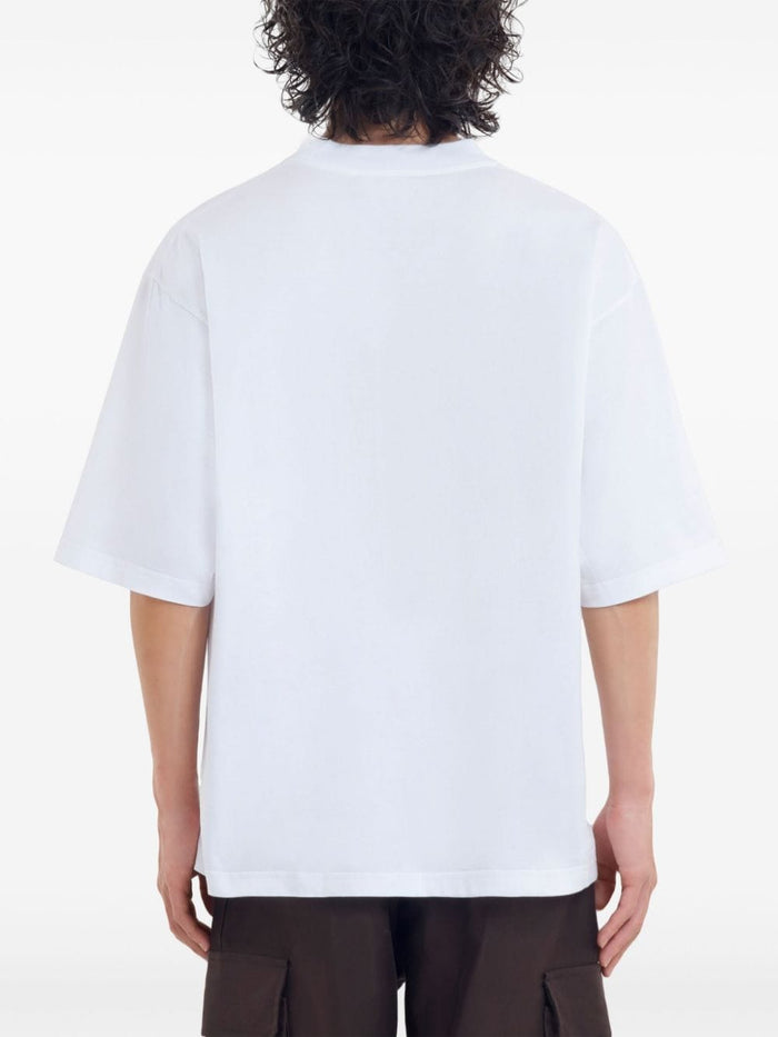 Marni T-Shirts And Polos White Natural (veg)->cotton100.0 %
