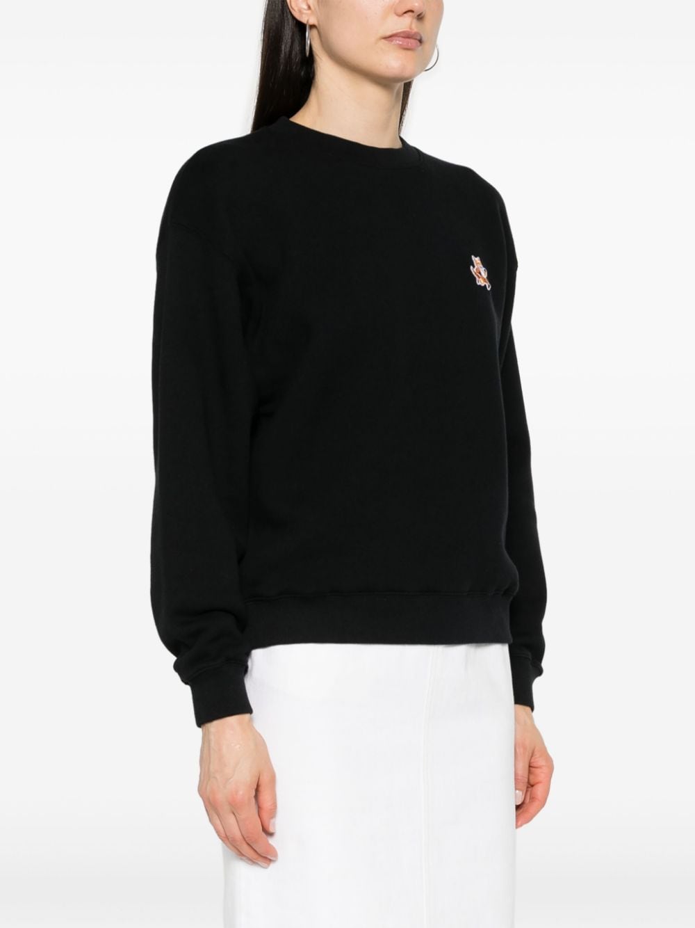 Maison Kitsune Sweaters Black Cotton