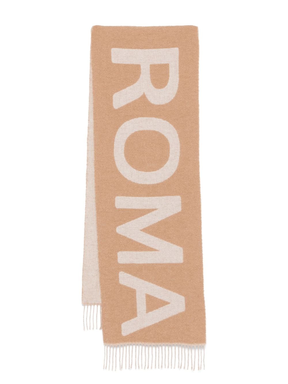 Fendi Scarfs Beige Wool Polyamide Alpaca