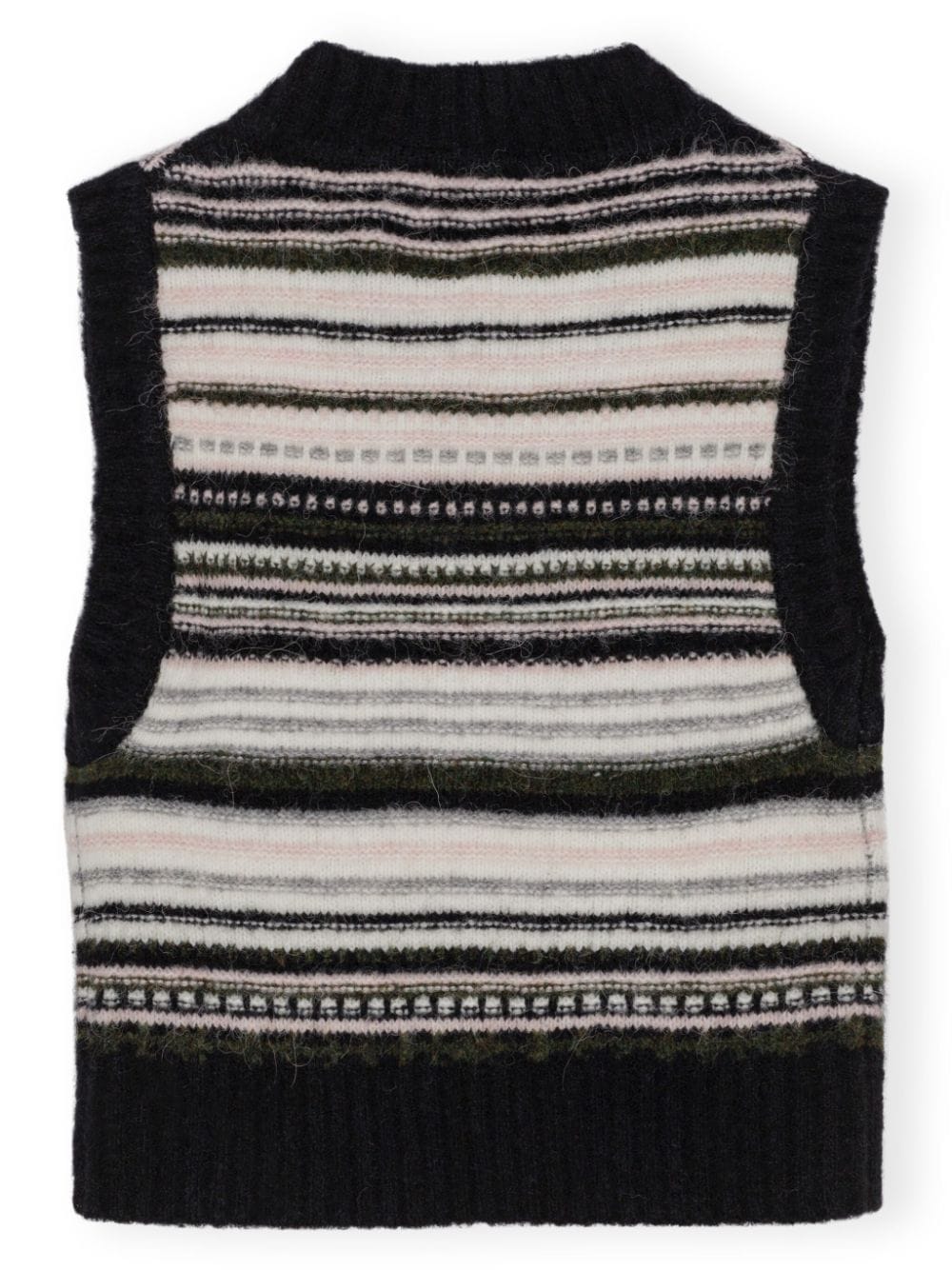 Ganni Sweaters Black Fabric