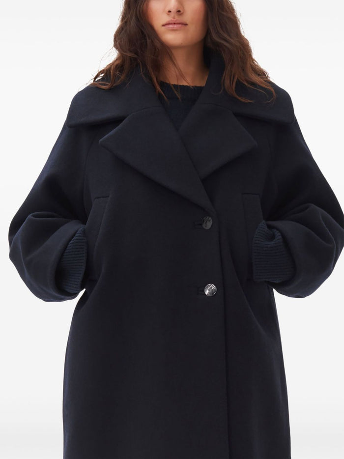 Ganni Coats Blue
