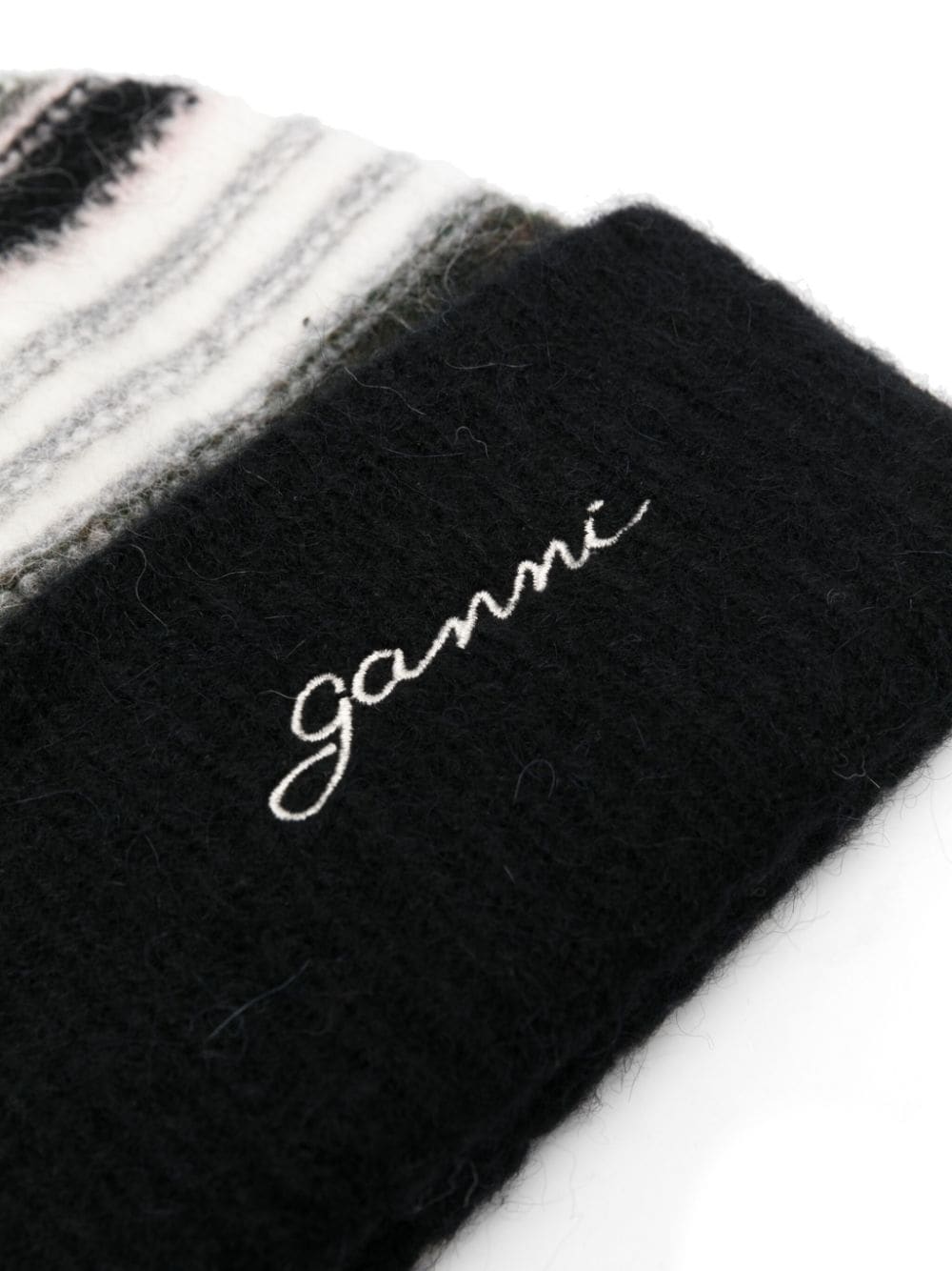 Ganni Hats Black Alpaca