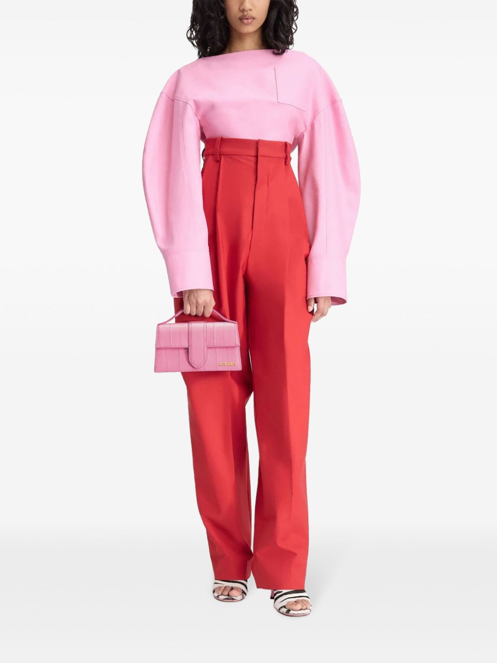 Jacquemus Bags Pink Furs & Skins->leather100.0 %