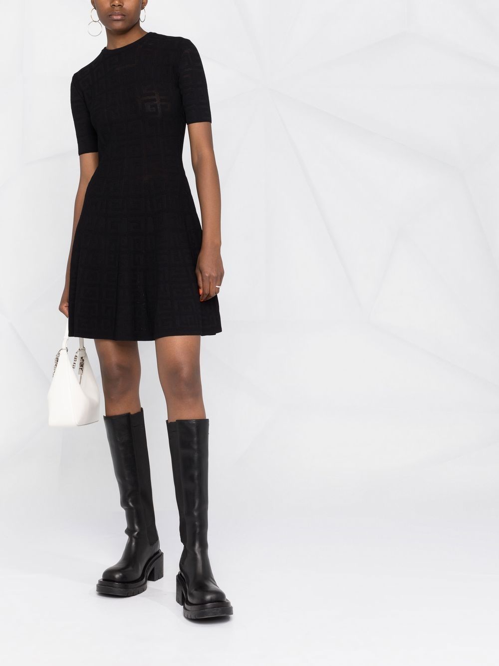 Givenchy Dresses Black Viscose Polyamide Polyester