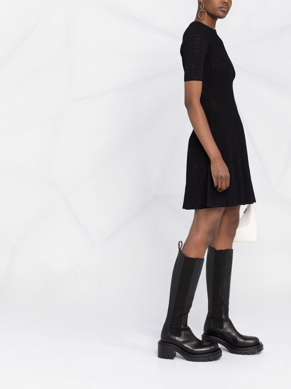 Givenchy Dresses Black Viscose Polyamide Polyester