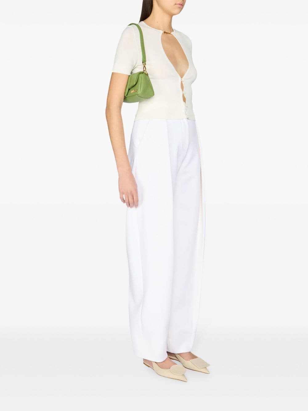 Jacquemus Bags Green Calf Leather