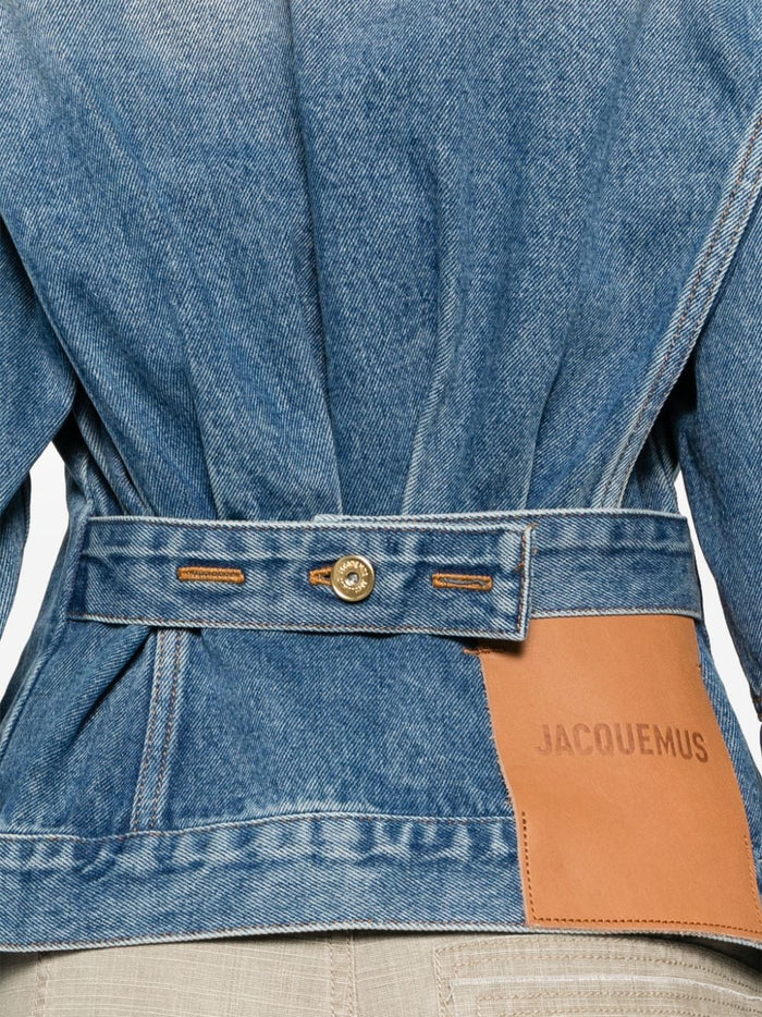 Jacquemus Coats Blue Recycled Cotton