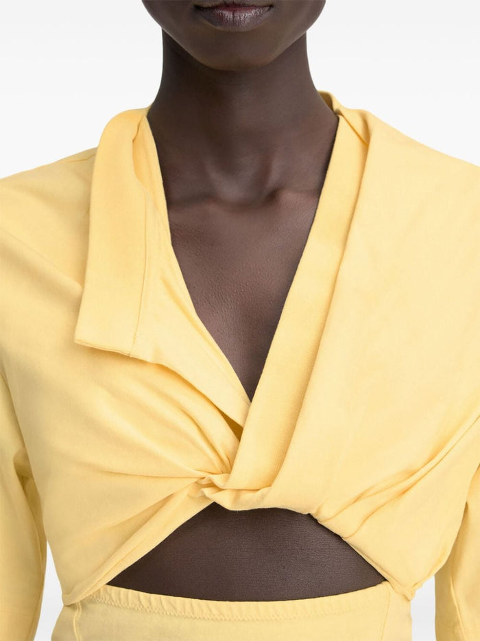 Jacquemus Dresses Yellow Cotton