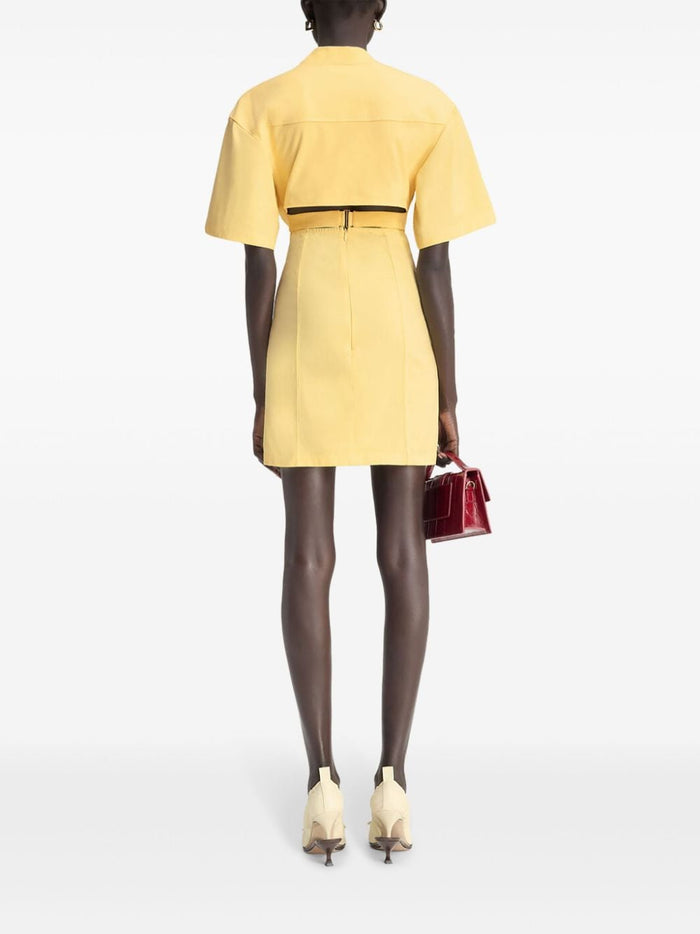 Jacquemus Dresses Yellow Cotton