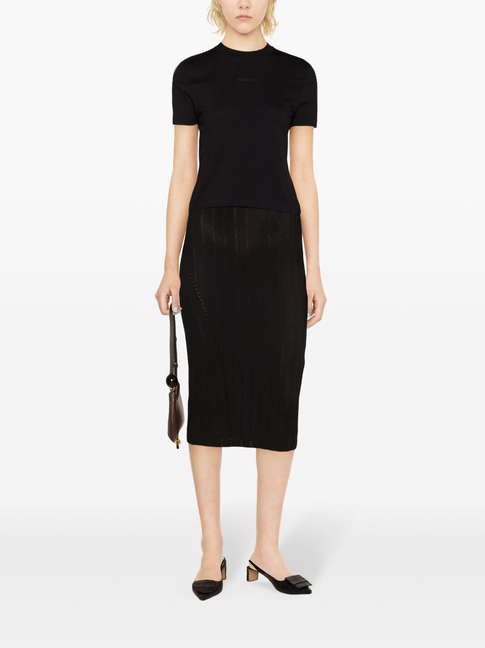 Jacquemus T-Shirts And Polos Black Cotton