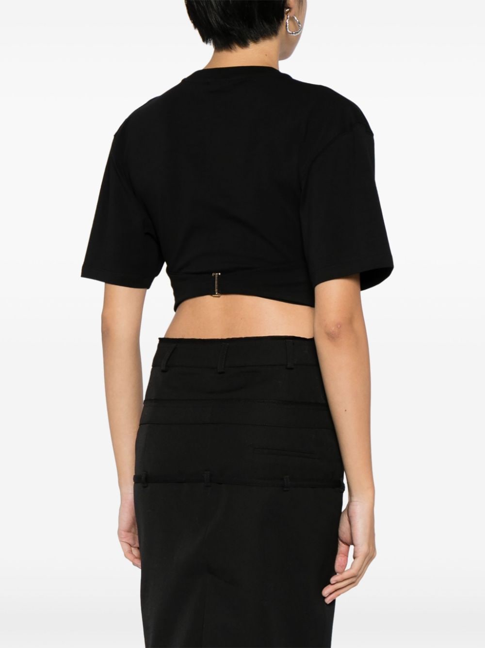 Jacquemus T-Shirts And Polos Black Cotton