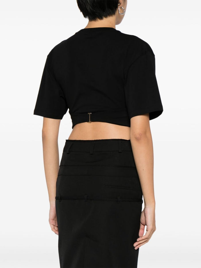 Jacquemus T-Shirts And Polos Black Cotton