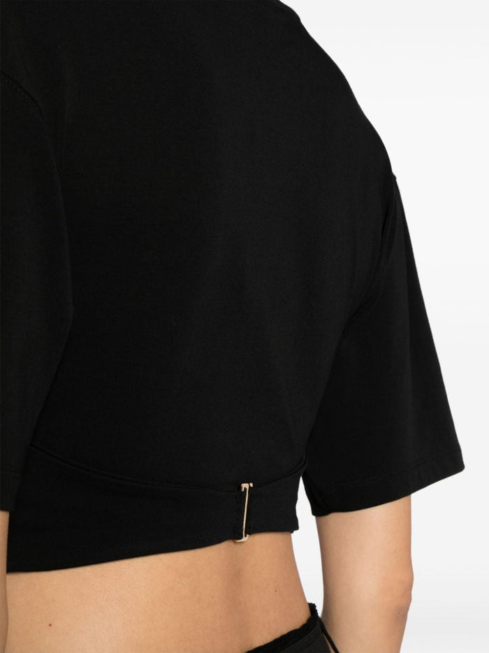 Jacquemus T-Shirts And Polos Black Cotton