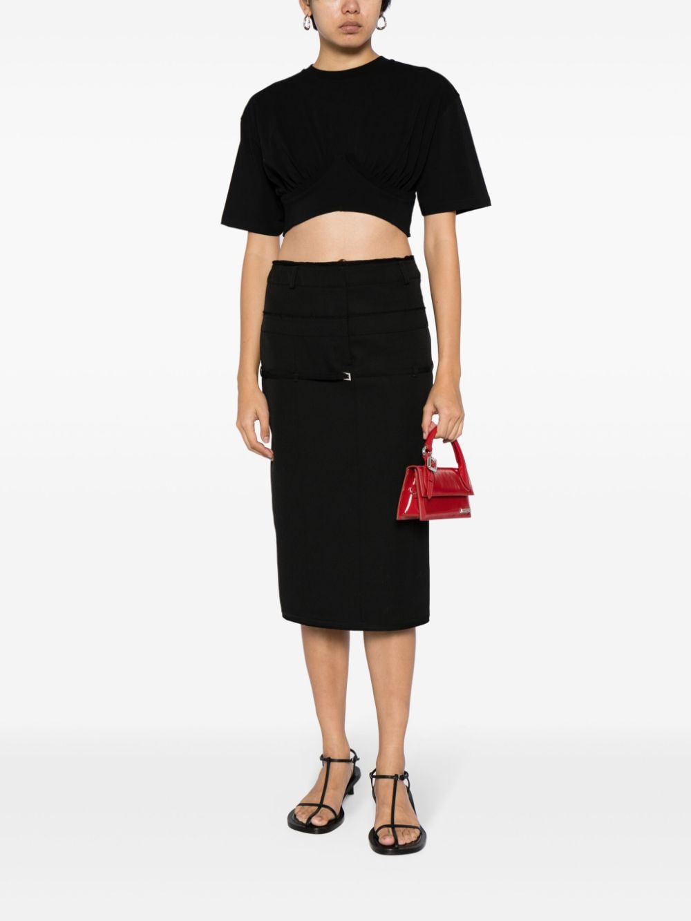 Jacquemus T-Shirts And Polos Black Cotton