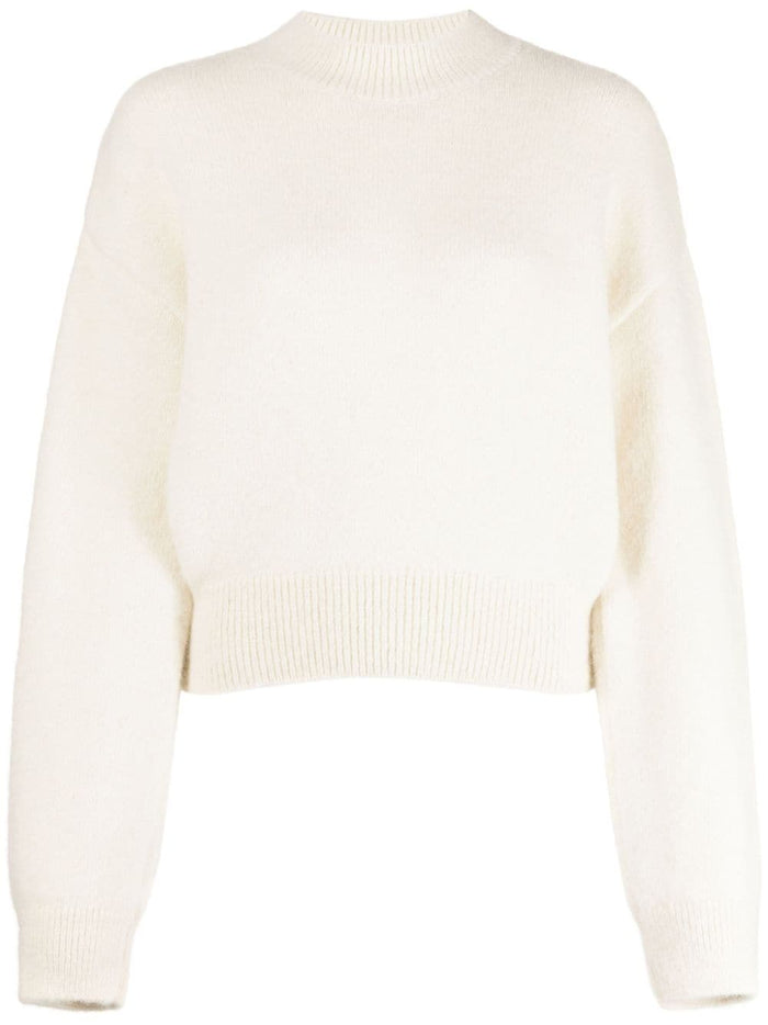 Jacquemus Sweaters Beige Alpaca