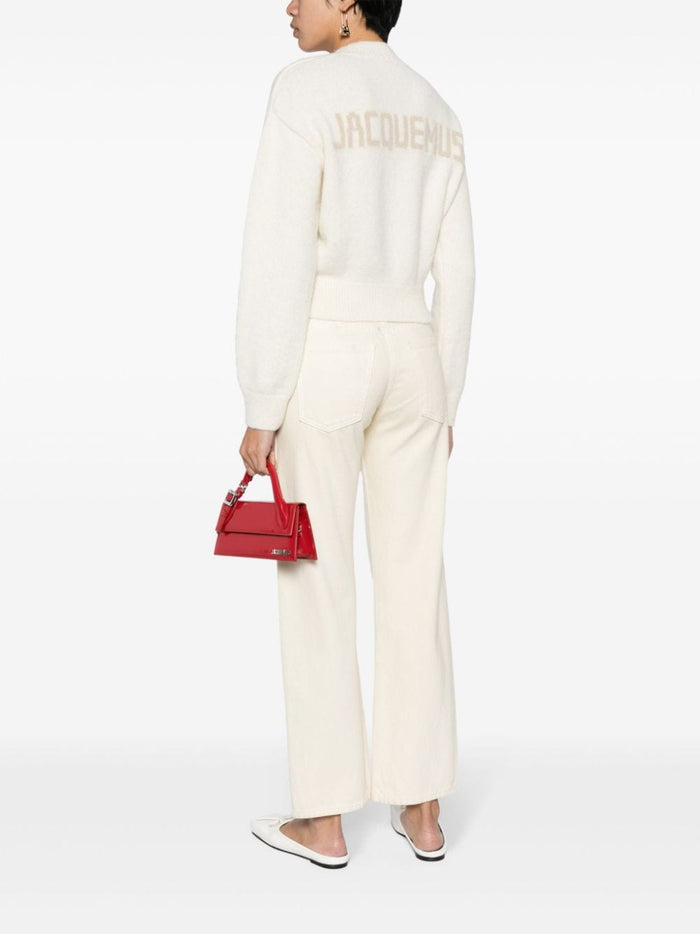 Jacquemus Sweaters Beige Alpaca