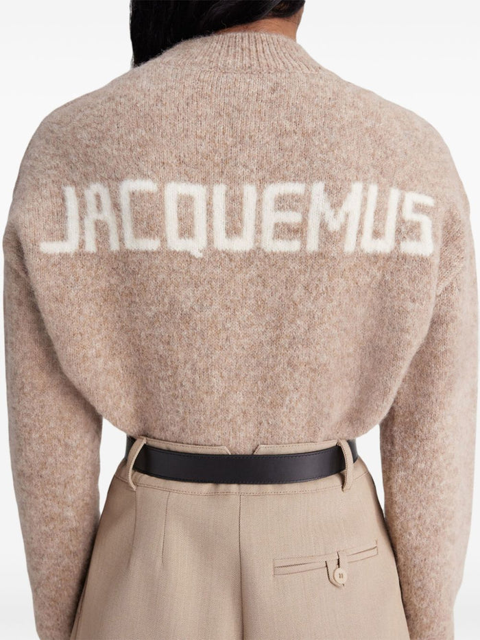 Jacquemus Sweaters Beige Alpaca Wool