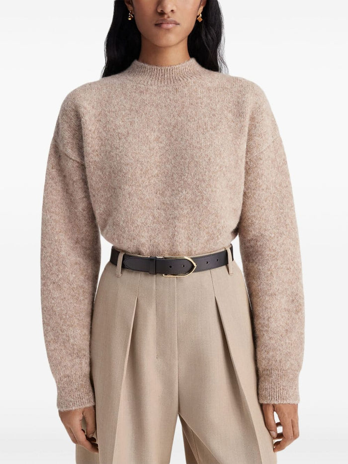 Jacquemus Sweaters Beige Alpaca Wool
