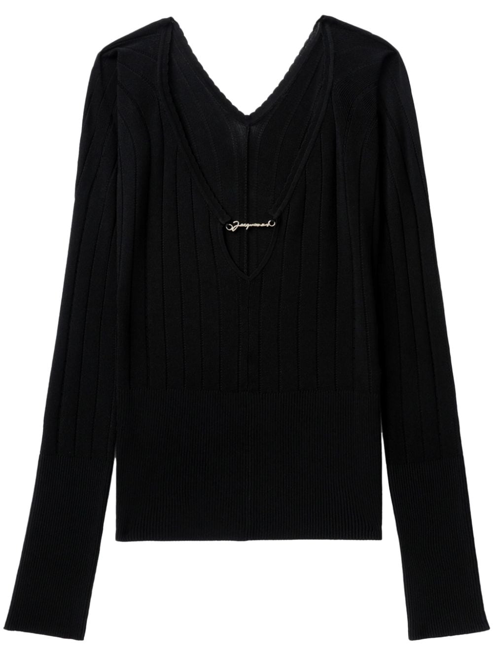 JACQUEMUS Sweaters Black Viscose