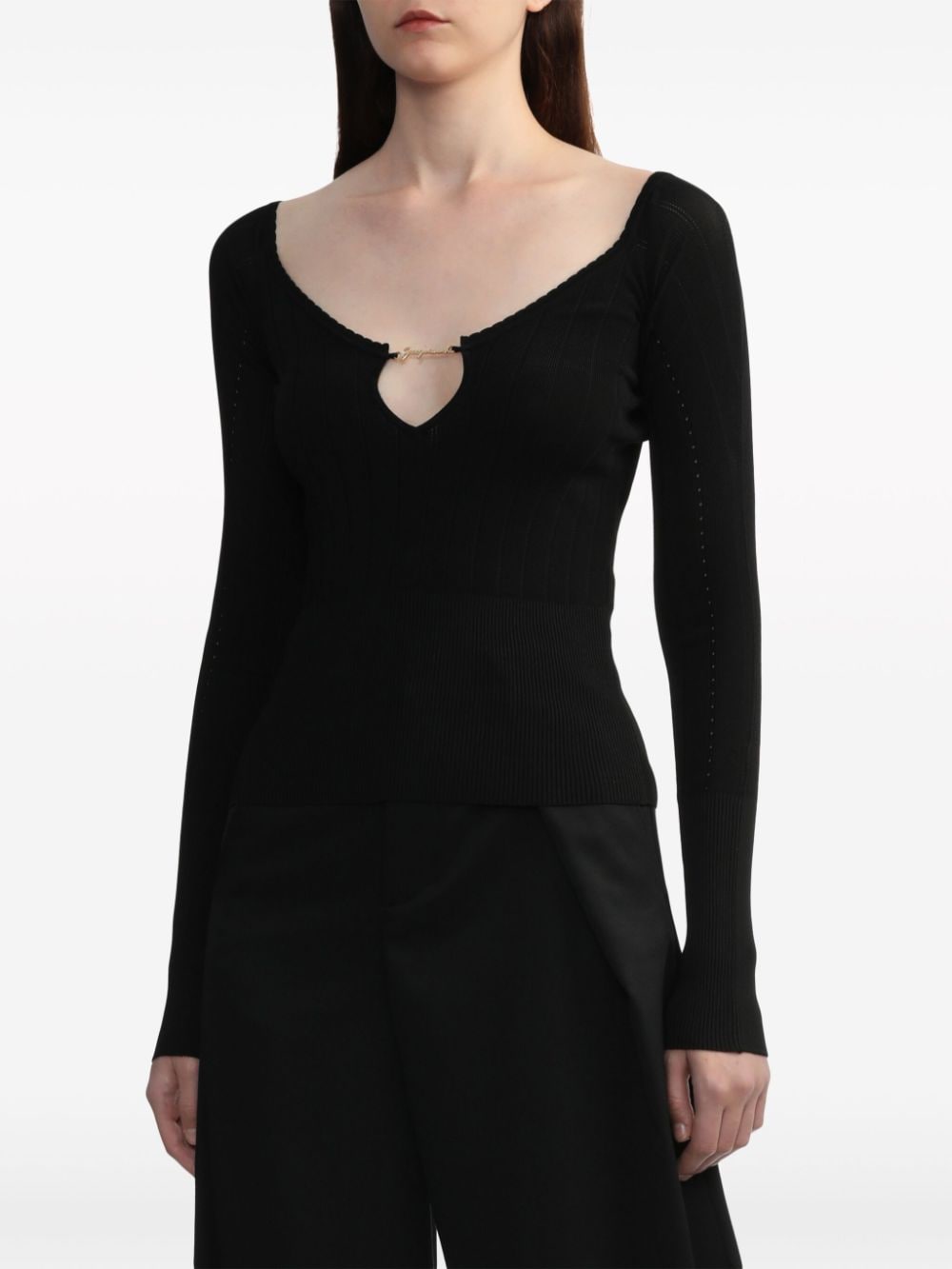 JACQUEMUS Sweaters Black Viscose