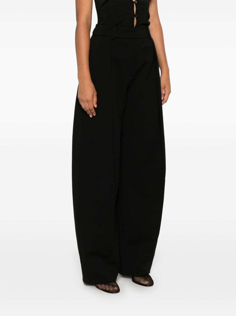 Jacquemus Trousers Black Outer: Viscose
