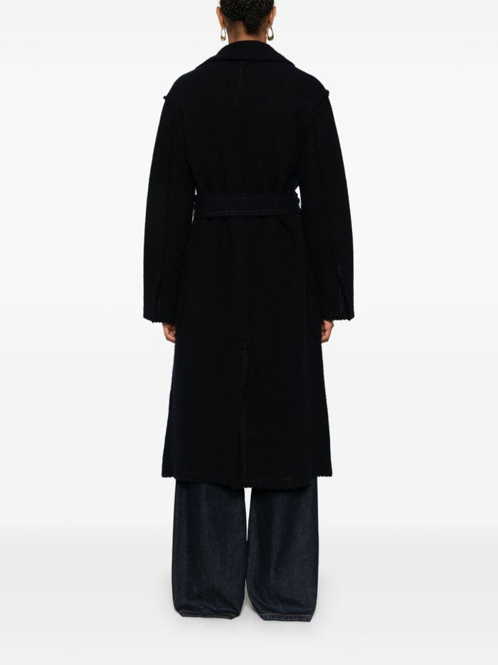 Max Mara Coats Black Wool