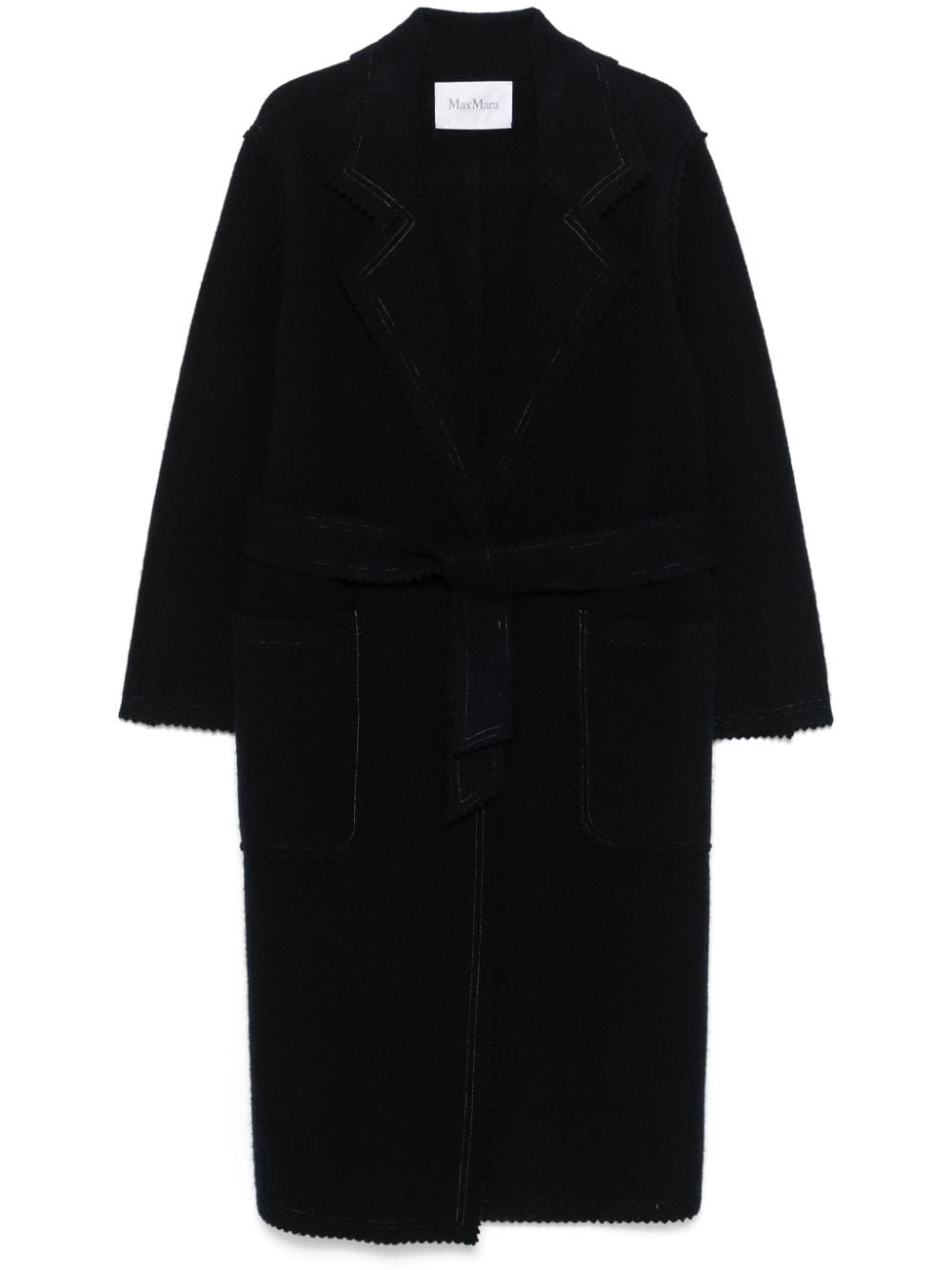 Max Mara Coats Black Wool