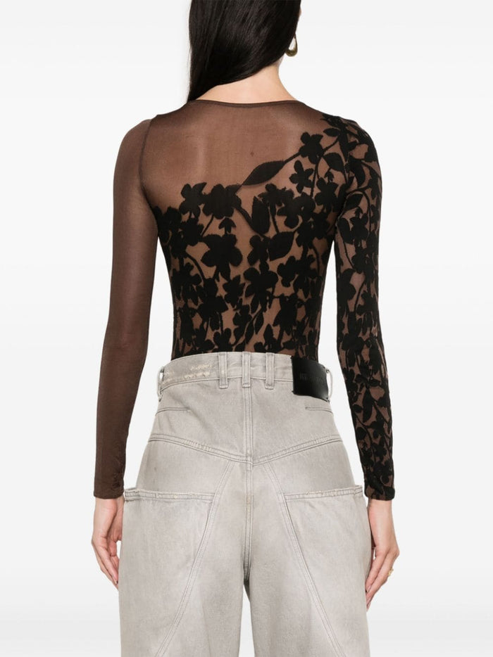 Wolford Top Brown Polyamide