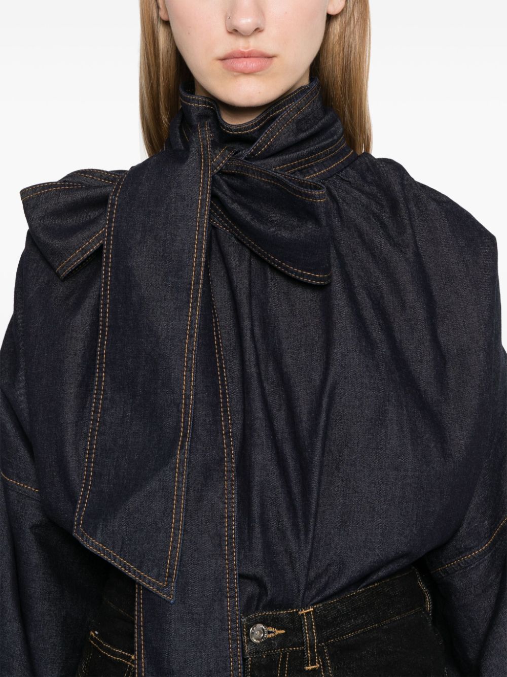 Zimmermann Top Blue Cotton