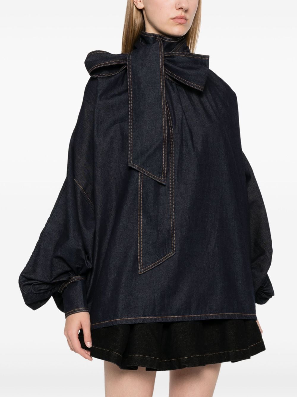 Zimmermann Top Blue Cotton