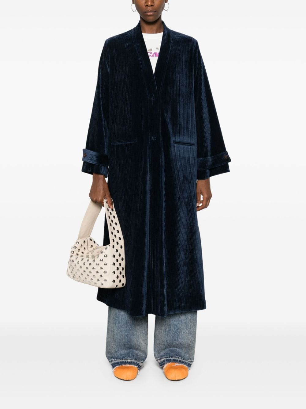 Forte Coats Blue Polyester