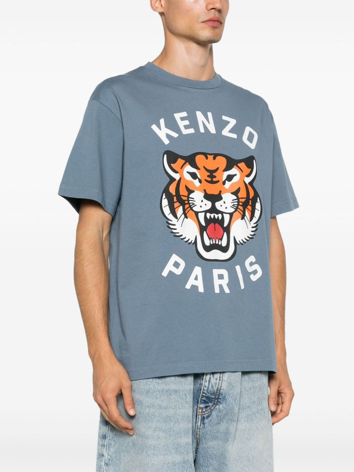 Kenzo T-Shirts And Polos Clear Blue Cotton