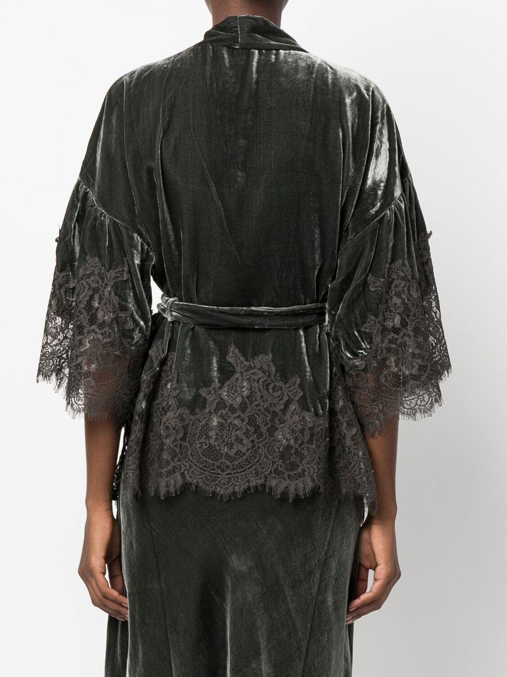 Gold Hawk Dresses Grey Silk