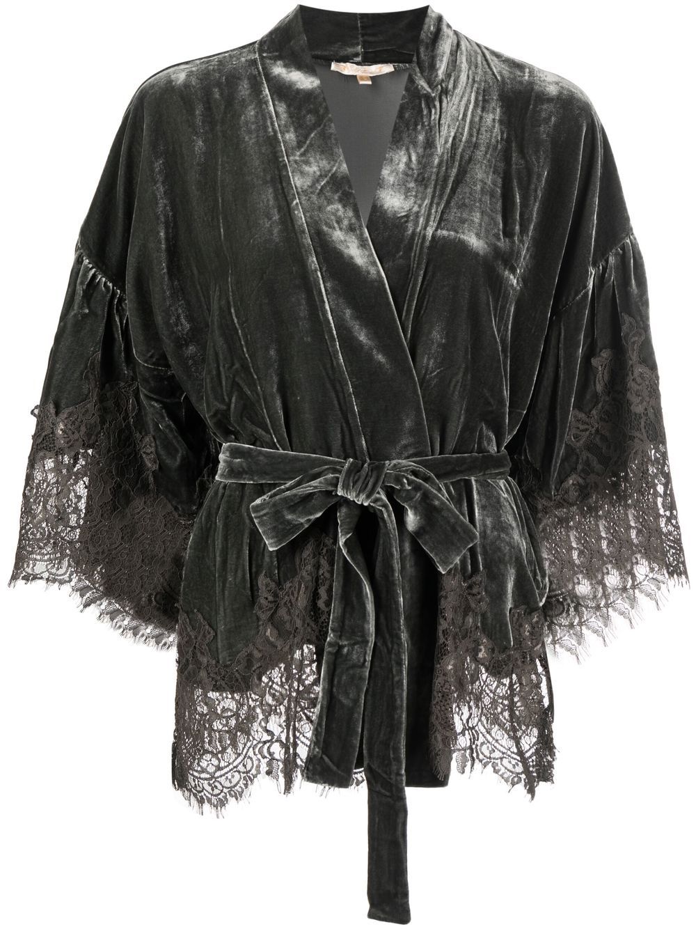 Gold Hawk Dresses Grey Silk