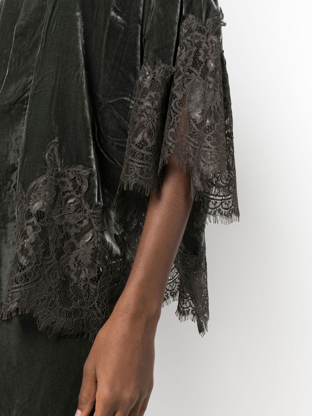 Gold Hawk Dresses Grey Silk