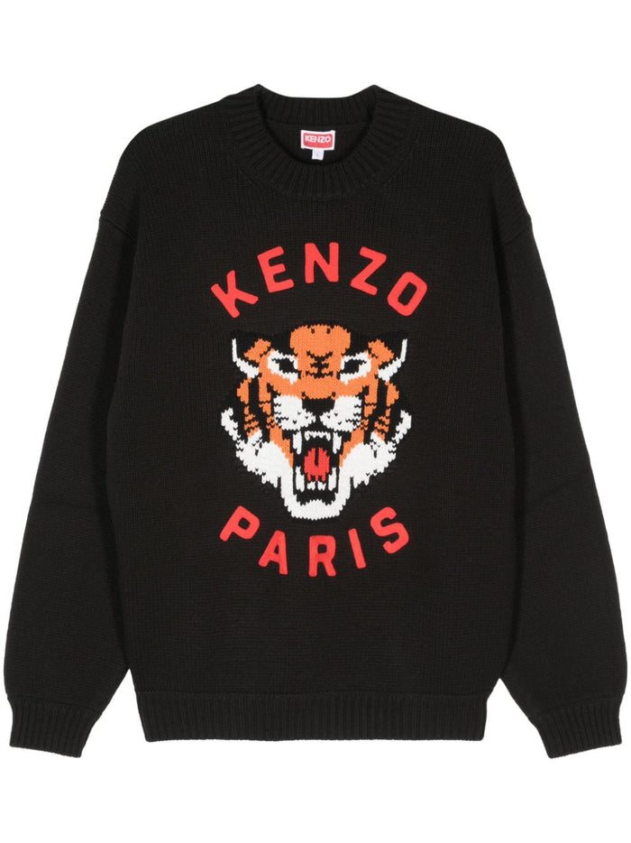 Kenzo Sweaters Black Wool