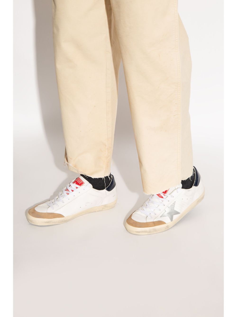 Golden Goose Sneakers Blue Outer: Calf Leather