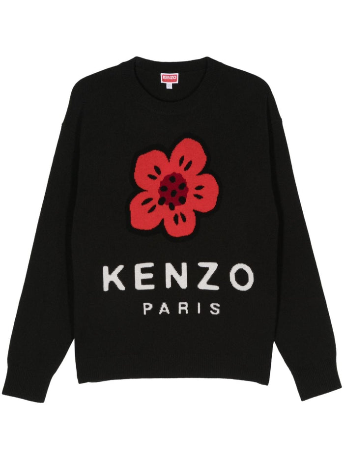 Kenzo Sweaters Black Wool