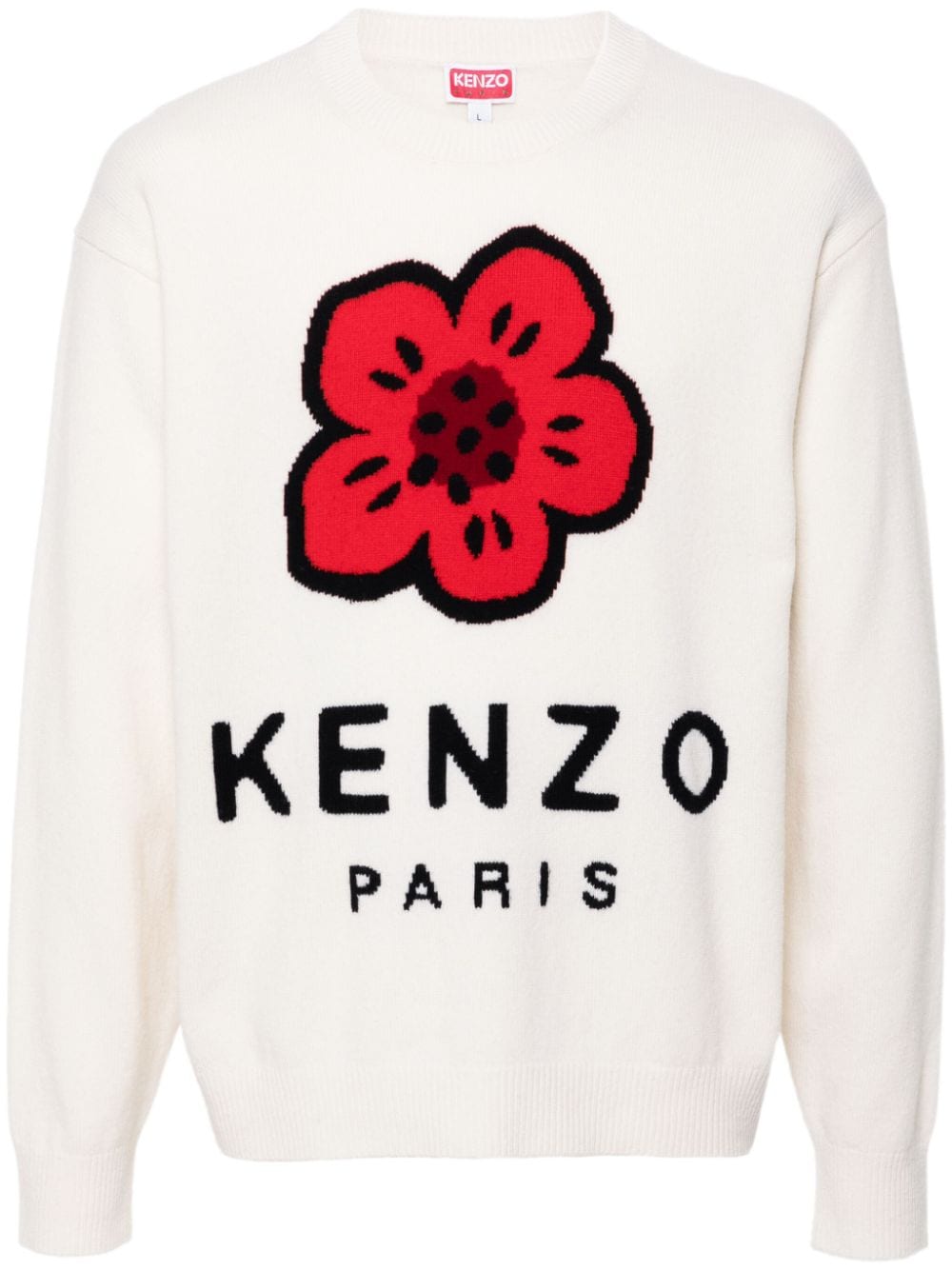 Kenzo Sweaters White Wool