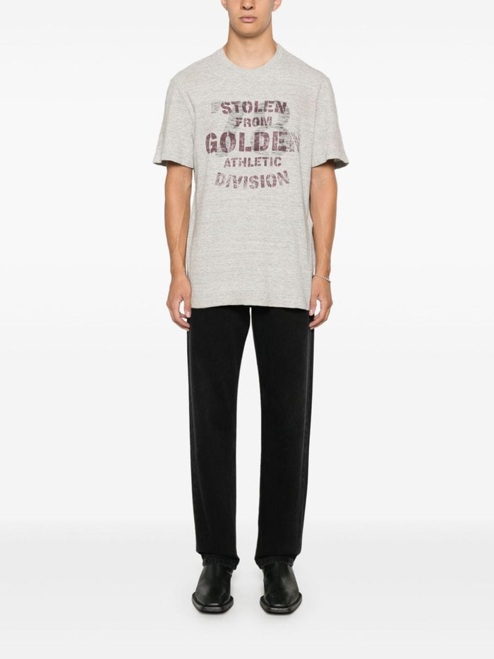 Golden Goose T-Shirts And Polos Grey Cotton