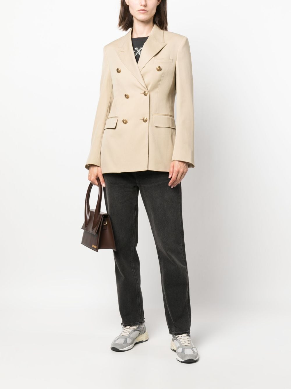 Golden Goose Jackets Beige Outer: Virgin Wool