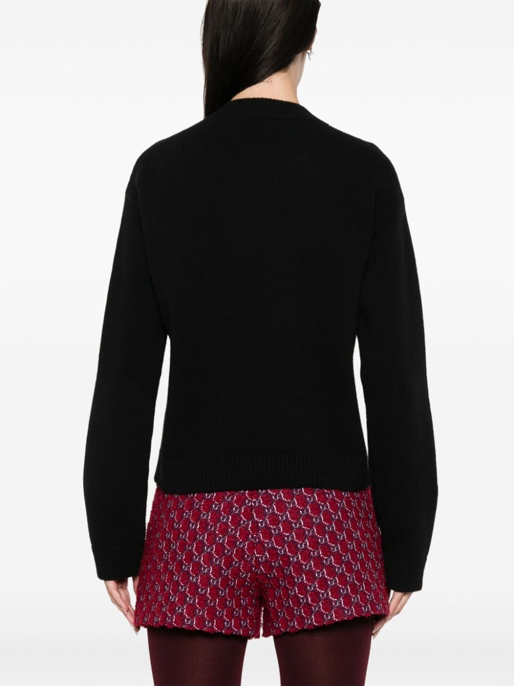 Gucci Sweaters Black Wool